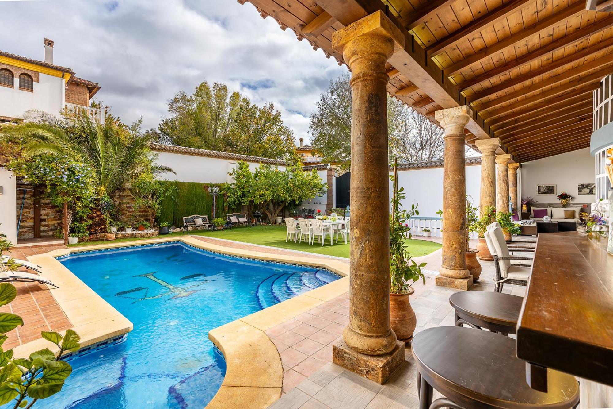 Casa De Amigos La Latina Con Piscina, Chimenea Y Barbacoa Villa Illora Luaran gambar
