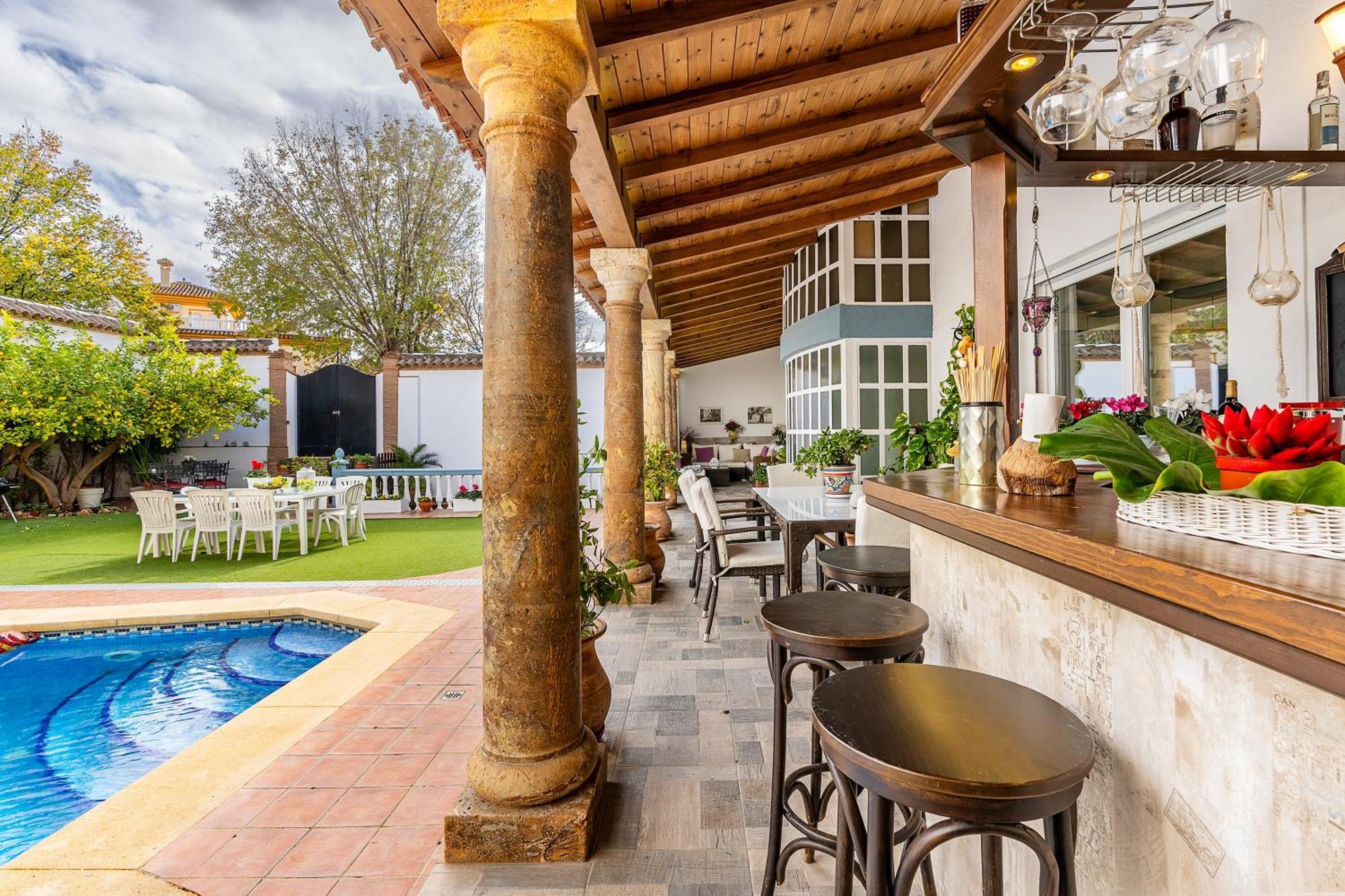 Casa De Amigos La Latina Con Piscina, Chimenea Y Barbacoa Villa Illora Luaran gambar